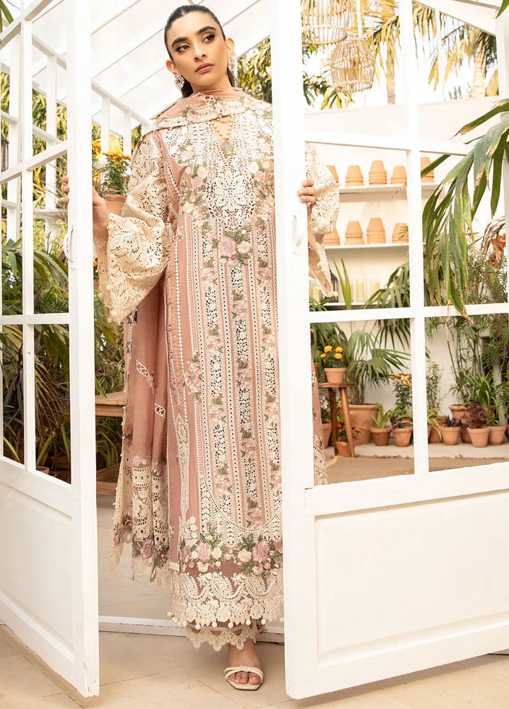 Elaf Embroidered Lawn Suit Unstitched 3 Piece EF25LL ELM-12 Shabana - Summer Collection