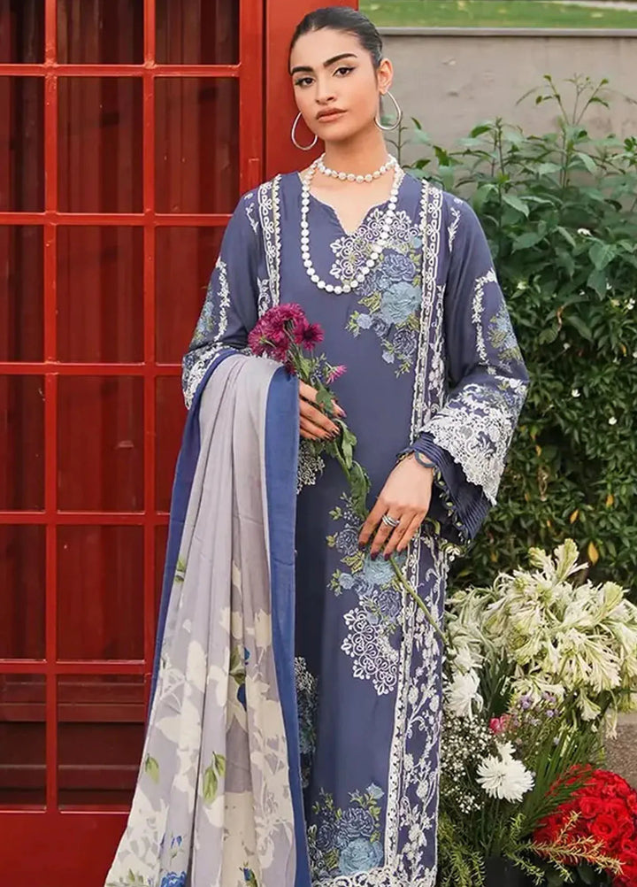 Elaf Embroidered Linen Suit Unstitched 3 Piece EPW-4A Secret Serenade - Winter Collection