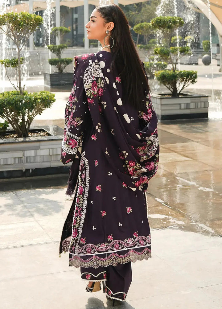 Elaf Embroidered Linen Suit Unstitched 3 Piece EPW-8A Warm Embrace - Winter Collection