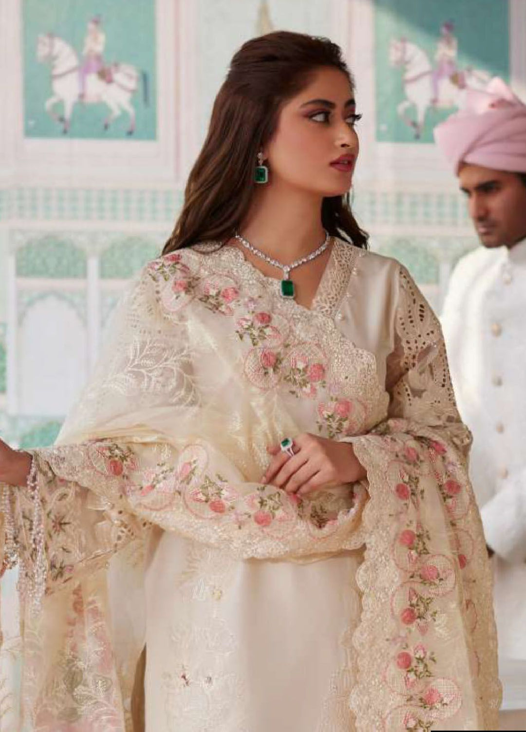 Elaf Embroidered  Suits Unstitched 3 Piece EF24EE D-01A Motia - Summer Collection