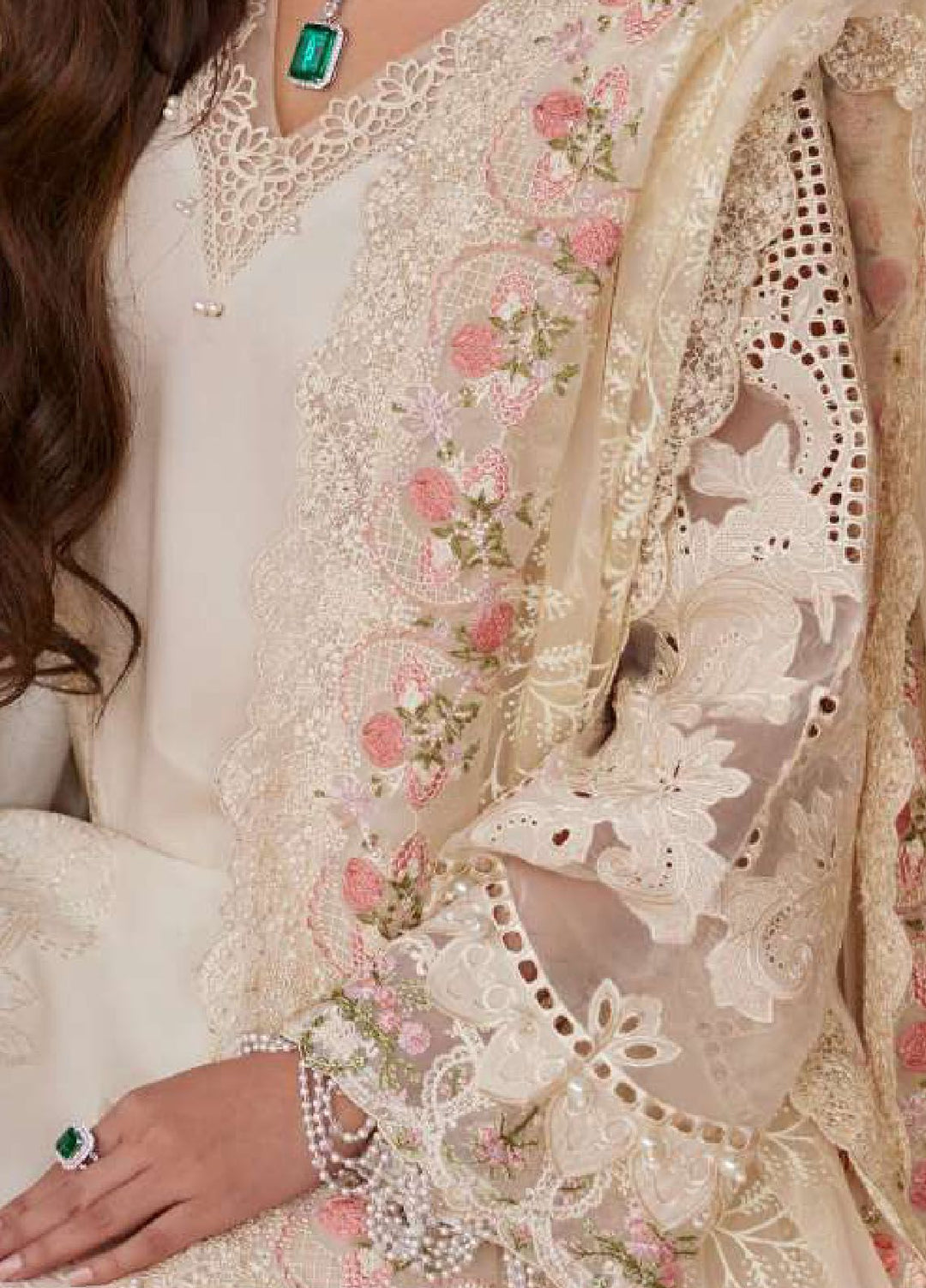 Elaf Embroidered  Suits Unstitched 3 Piece EF24EE D-01A Motia - Summer Collection