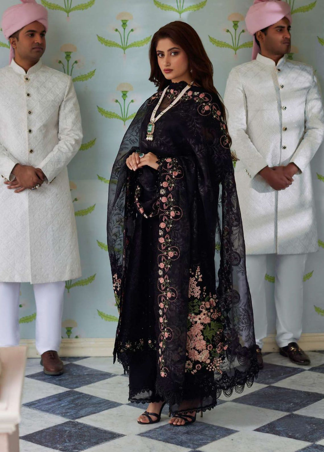 Elaf Embroidered  Suits Unstitched 3 Piece EF24EE D-01B Haya - Summer Collection