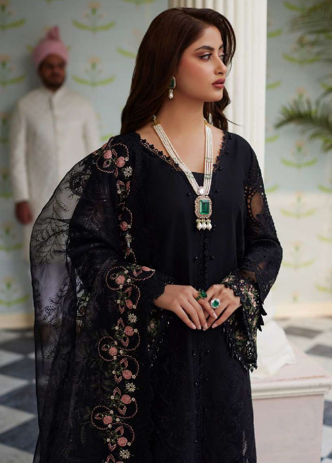 Elaf Embroidered  Suits Unstitched 3 Piece EF24EE D-01B Haya - Summer Collection