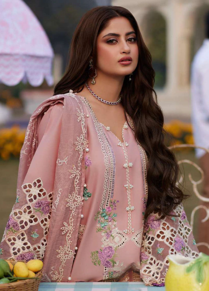 Elaf Embroidered  Suits Unstitched 3 Piece EF24EE D-02A Zohreh - Summer Collection