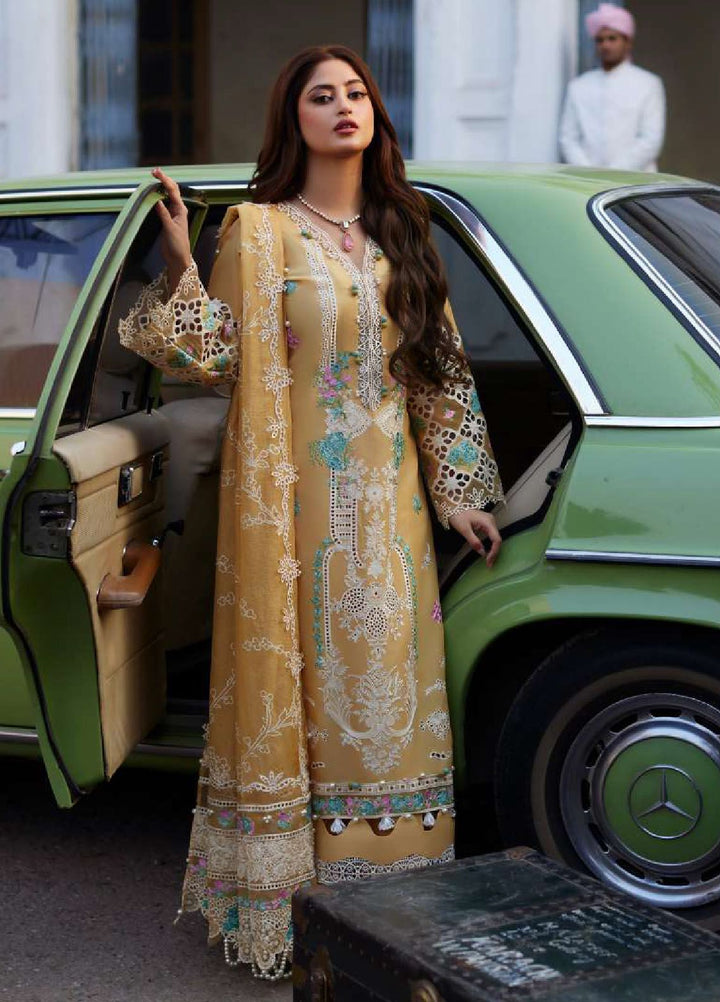 Elaf Embroidered  Suits Unstitched 3 Piece EF24EE D-02B Dania - Summer Collection