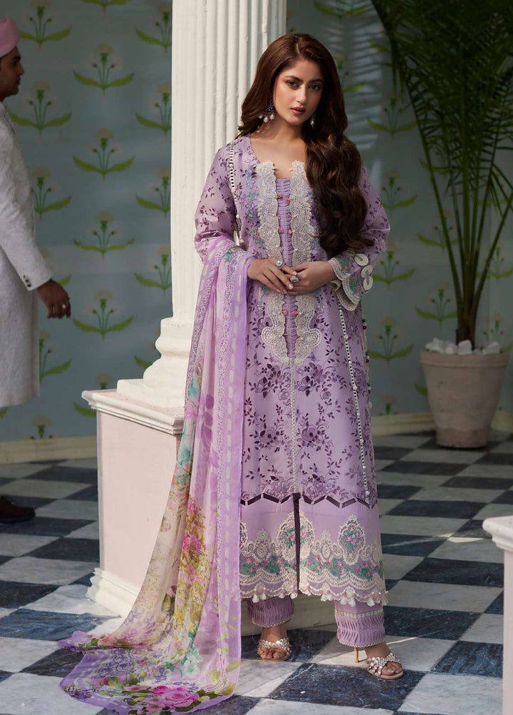 Elaf Embroidered  Suits Unstitched 3 Piece EF24EE D-03 Afsaneh - Summer Collection