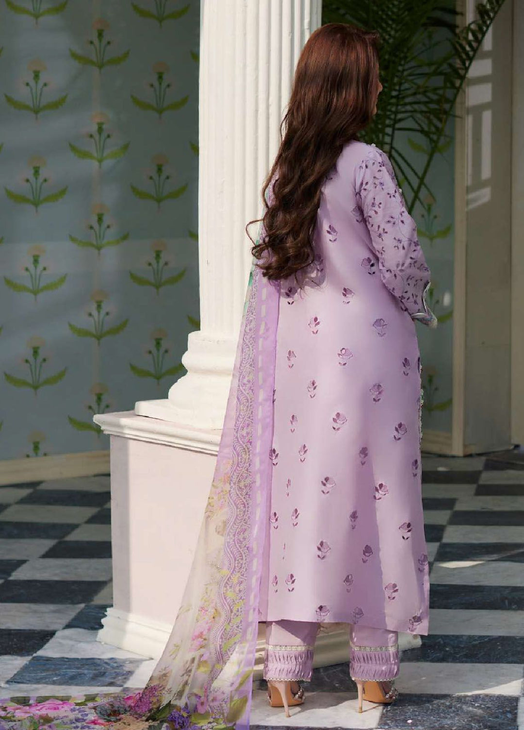 Elaf Embroidered  Suits Unstitched 3 Piece EF24EE D-03 Afsaneh - Summer Collection
