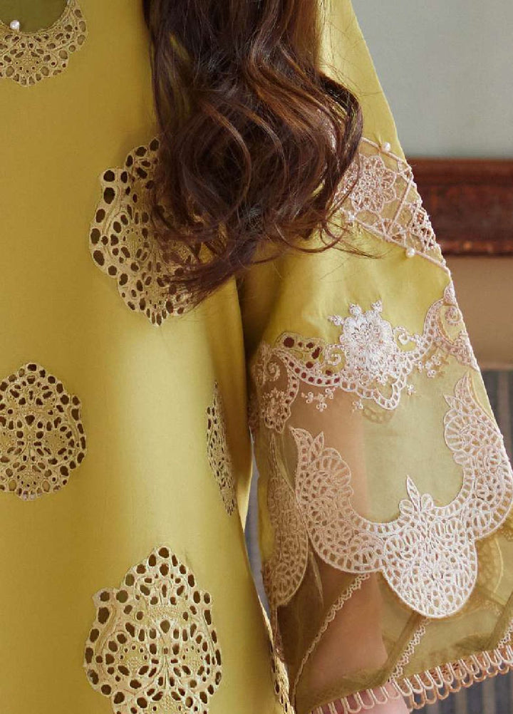 Elaf Embroidered  Suits Unstitched 3 Piece EF24EE D-05 Meenah - Summer Collection