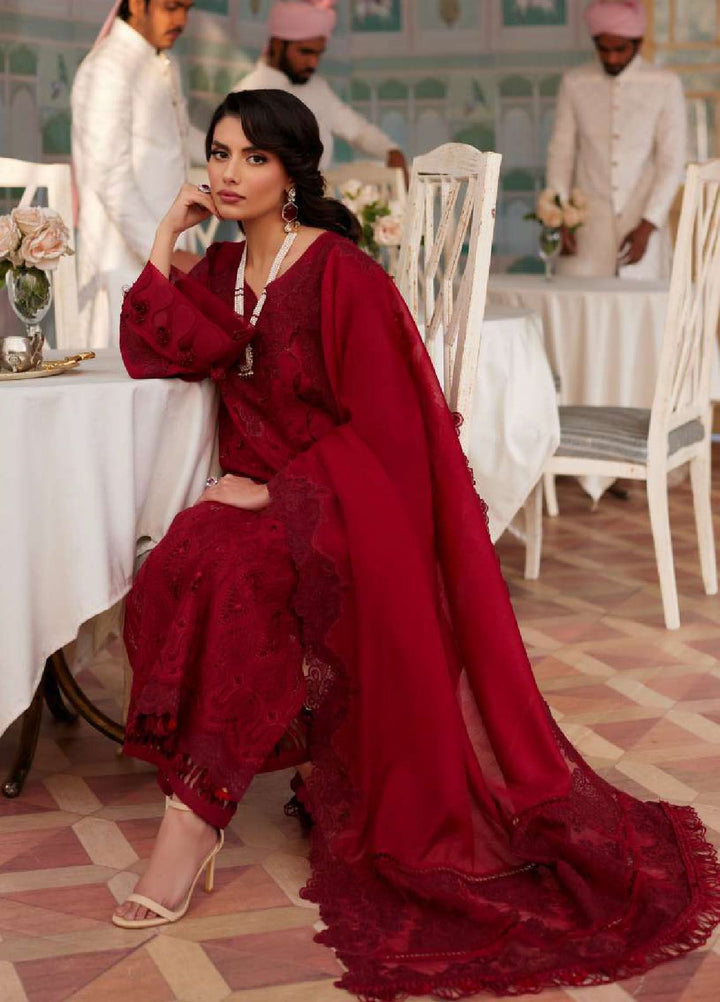 Elaf Embroidered  Suits Unstitched 3 Piece EF24EE D-06 Wafa - Summer Collection