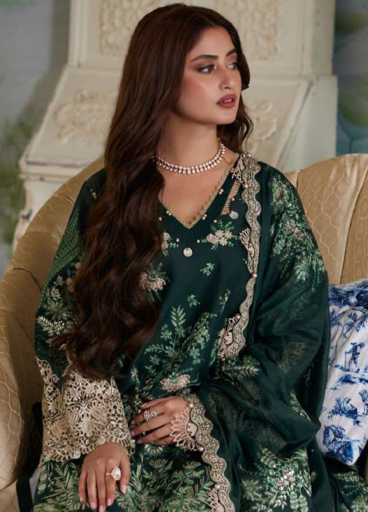 Elaf Embroidered  Suits Unstitched 3 Piece EF24EE D-07 Zaria - Summer Collection