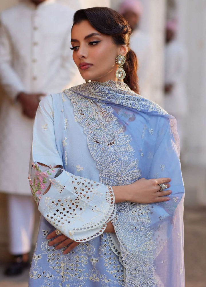 Elaf Embroidered  Suits Unstitched 3 Piece EF24EE D-08 Amyra - Summer Collection