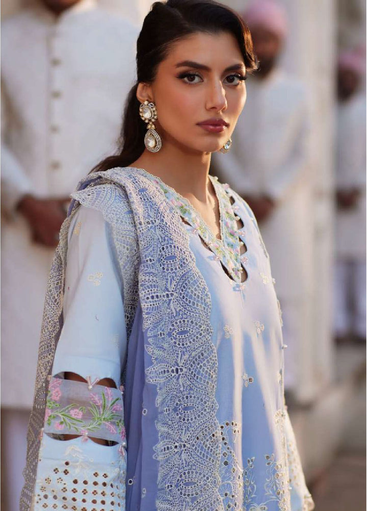 Elaf Embroidered  Suits Unstitched 3 Piece EF24EE D-08 Amyra - Summer Collection