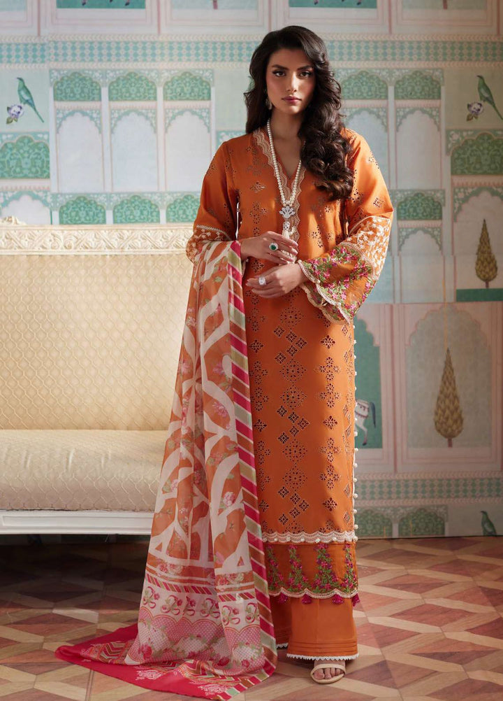 Elaf Embroidered  Suits Unstitched 3 Piece EF24EE D-09 Elnaz - Summer Collection