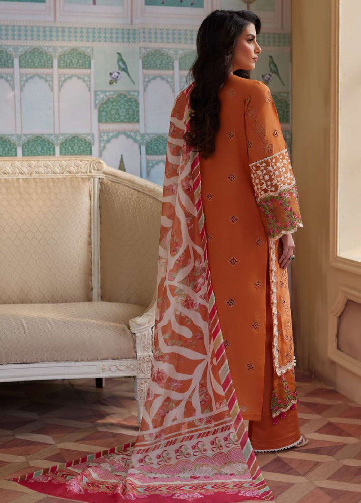 Elaf Embroidered  Suits Unstitched 3 Piece EF24EE D-09 Elnaz - Summer Collection
