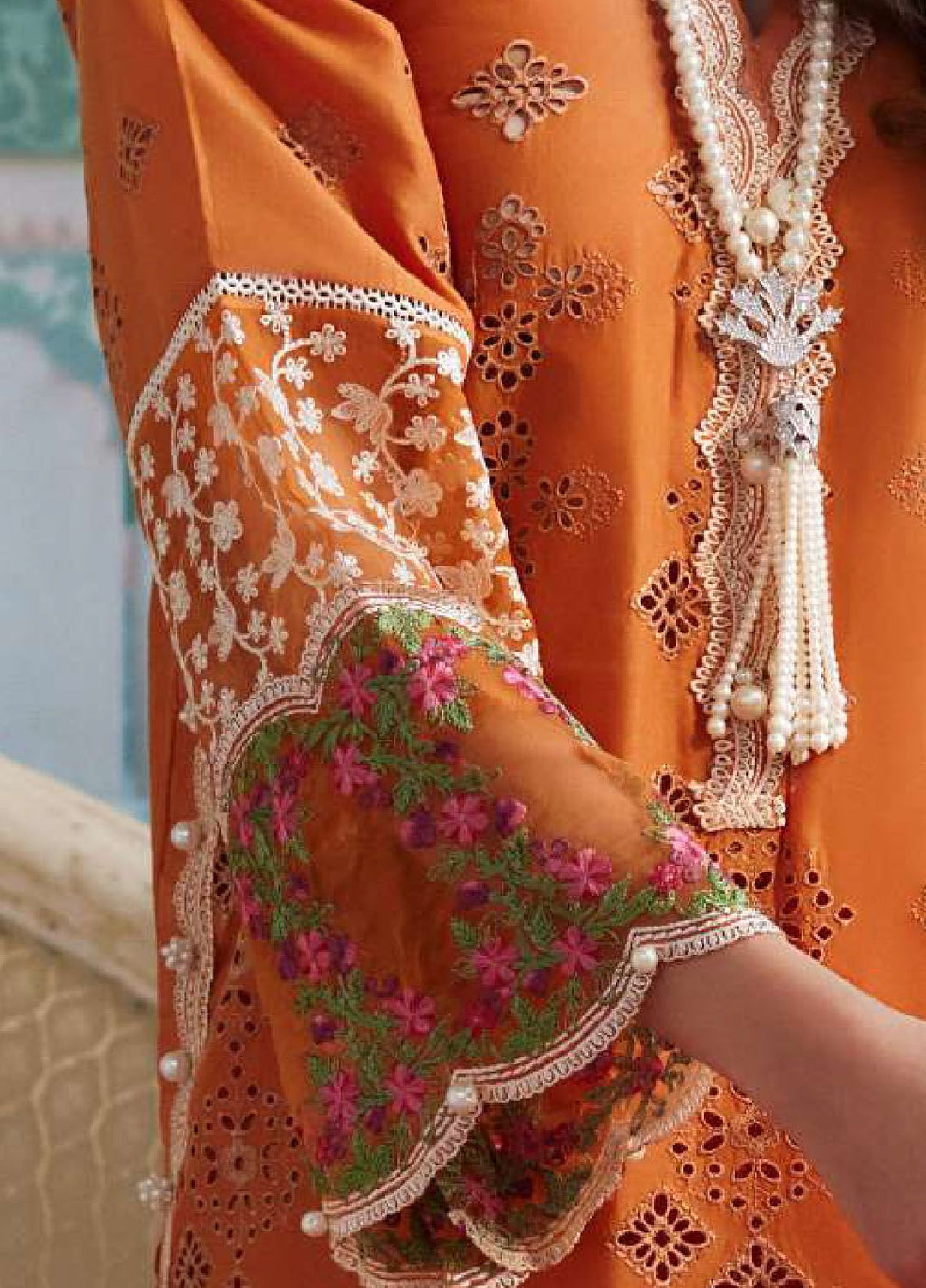 Elaf Embroidered  Suits Unstitched 3 Piece EF24EE D-09 Elnaz - Summer Collection