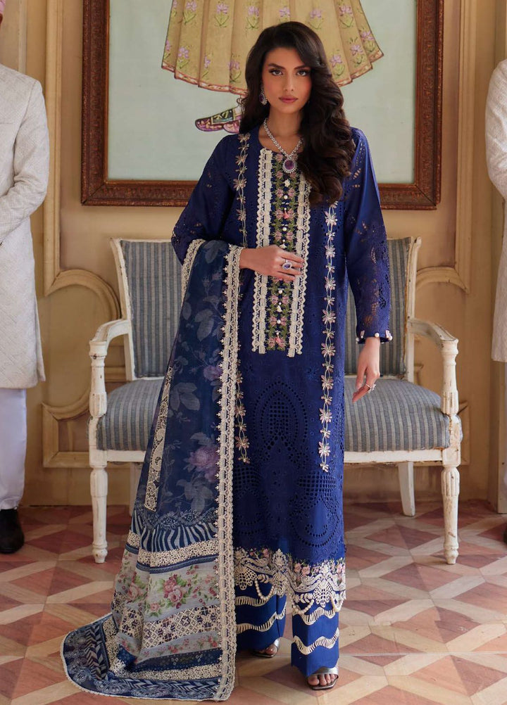 Elaf Embroidered  Suits Unstitched 3 Piece EF24EE D-10 Yalina - Summer Collection