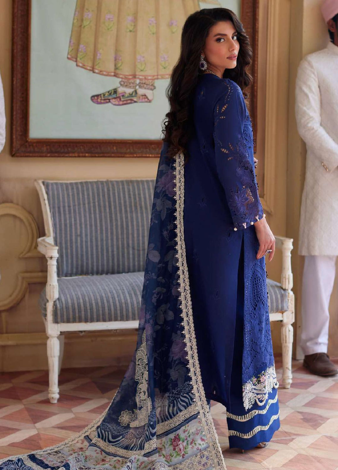 Elaf Embroidered  Suits Unstitched 3 Piece EF24EE D-10 Yalina - Summer Collection