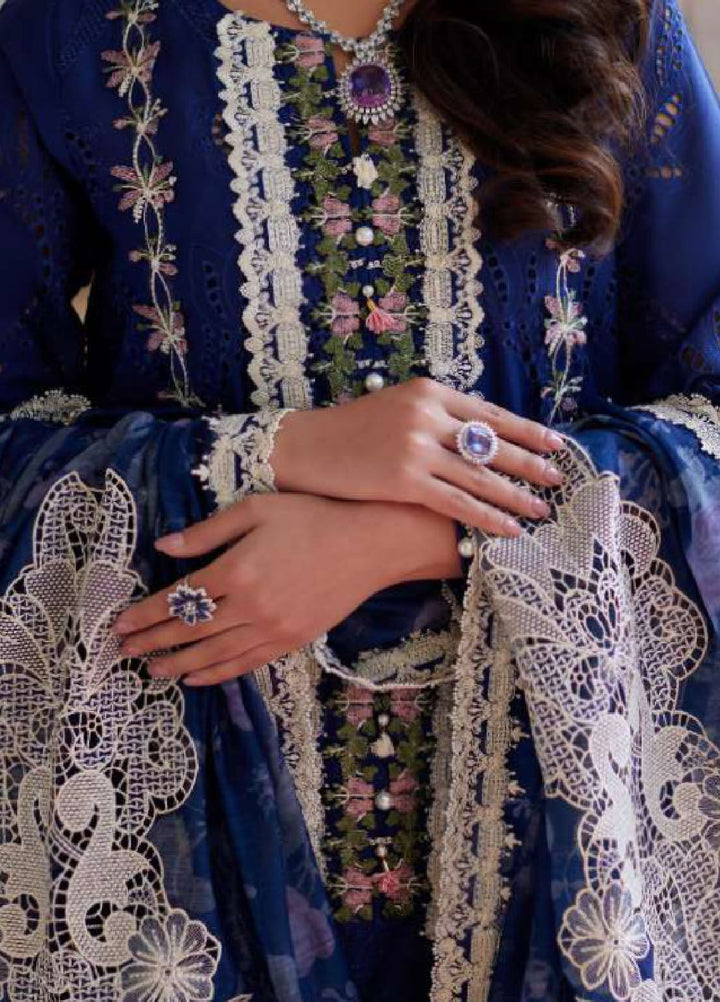 Elaf Embroidered  Suits Unstitched 3 Piece EF24EE D-10 Yalina - Summer Collection