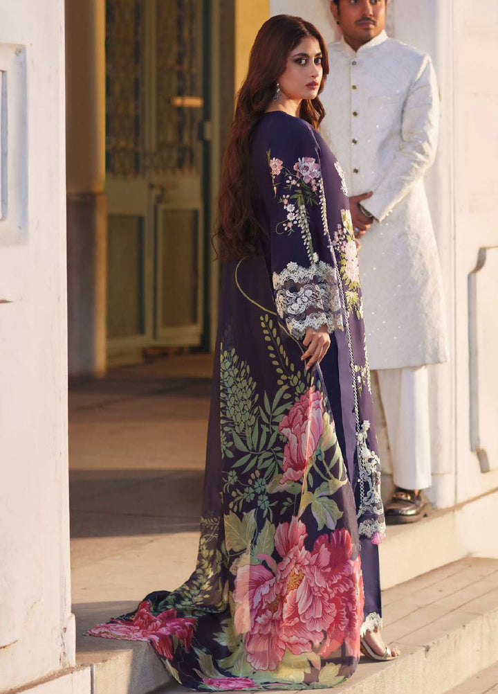 Elaf Embroidered  Suits Unstitched 3 Piece EF24EE D-12B Yazmin - Summer Collection