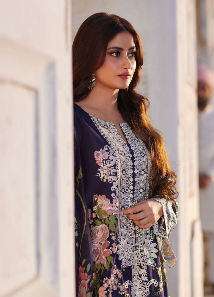 Elaf Embroidered  Suits Unstitched 3 Piece EF24EE D-12B Yazmin - Summer Collection