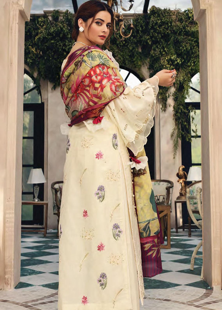 Elaf Embroidered Lawn Suits Unstitched 3 Piece EL21FC 10 Tabshearts - Luxury Collection