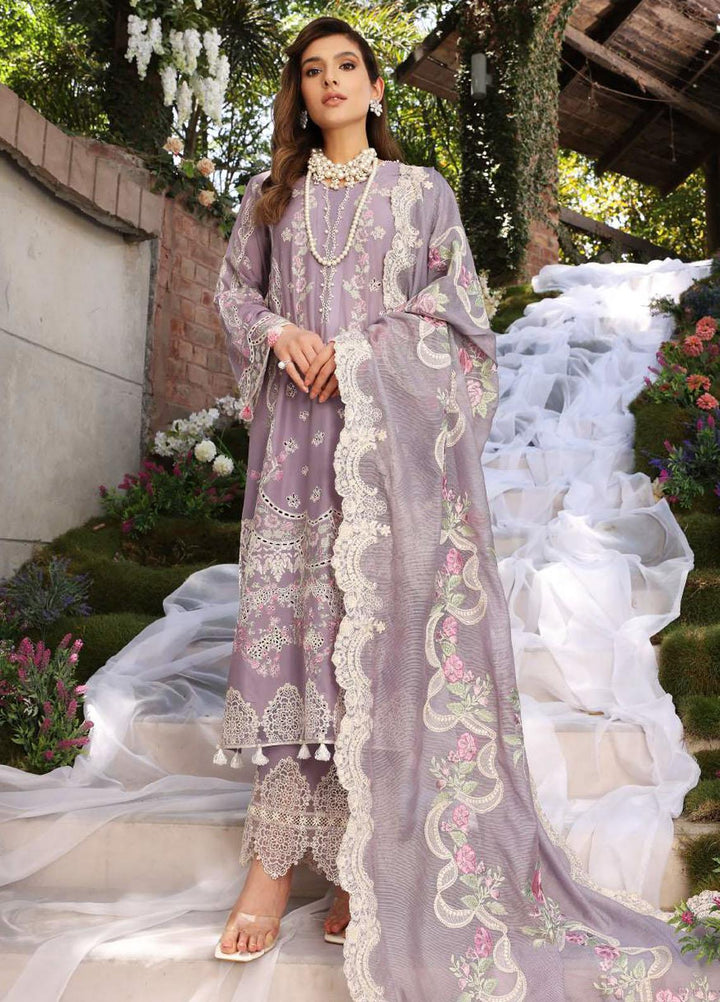 Elaf Embroidered Lawn Suits Unstitched 3 Piece EF23FCH ECF-02 - Festive Collection