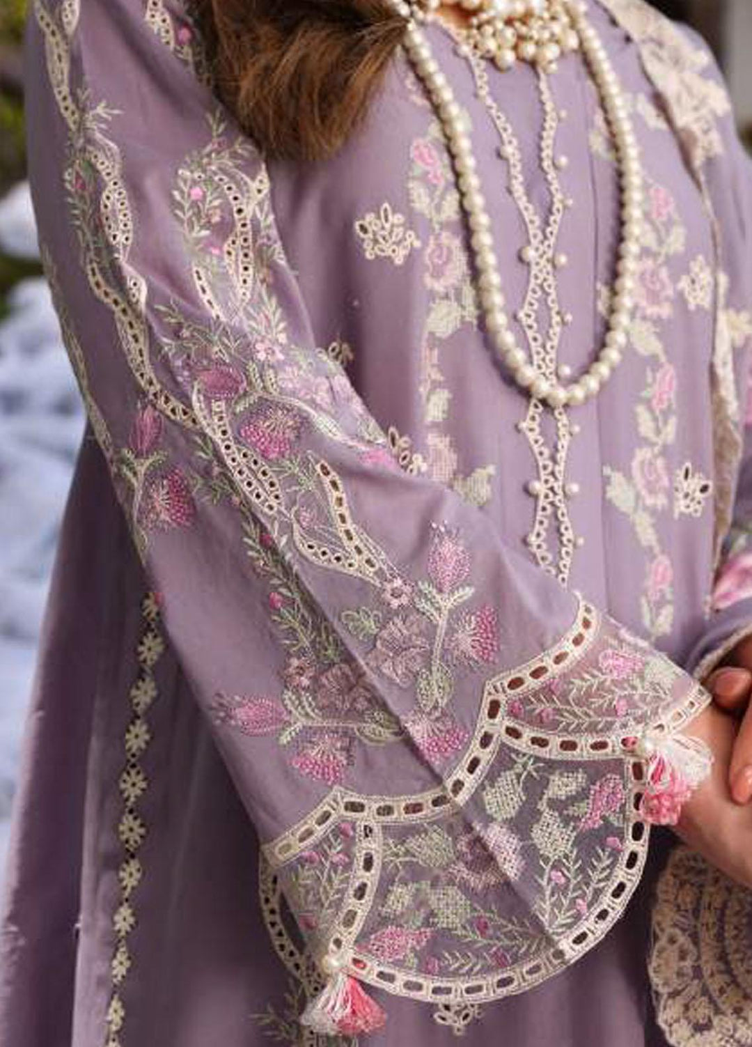 Elaf Embroidered Lawn Suits Unstitched 3 Piece EF23FCH ECF-02 - Festive Collection