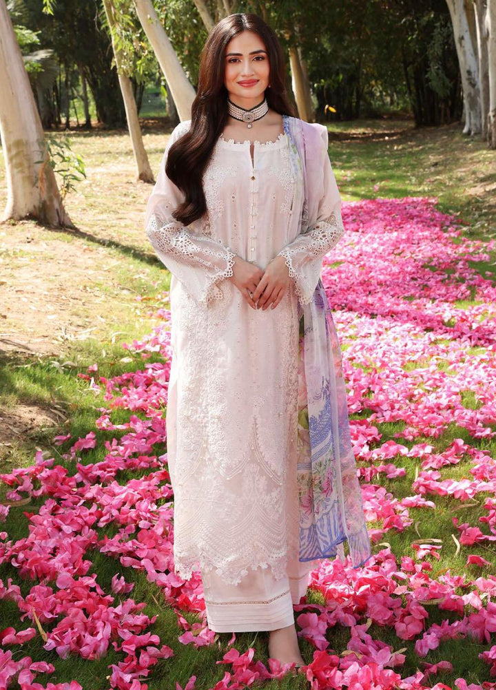 Elaf Embroidered Lawn Suits Unstitched 3 Piece EF23FCH ECF-03 - Festive Collection