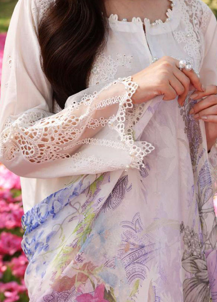 Elaf Embroidered Lawn Suits Unstitched 3 Piece EF23FCH ECF-03 - Festive Collection