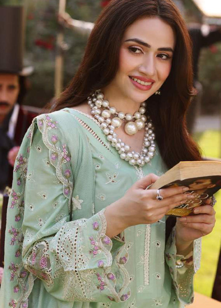 Elaf Embroidered Lawn Suits Unstitched 3 Piece EF23FCH ECF-05 - Festive Collection