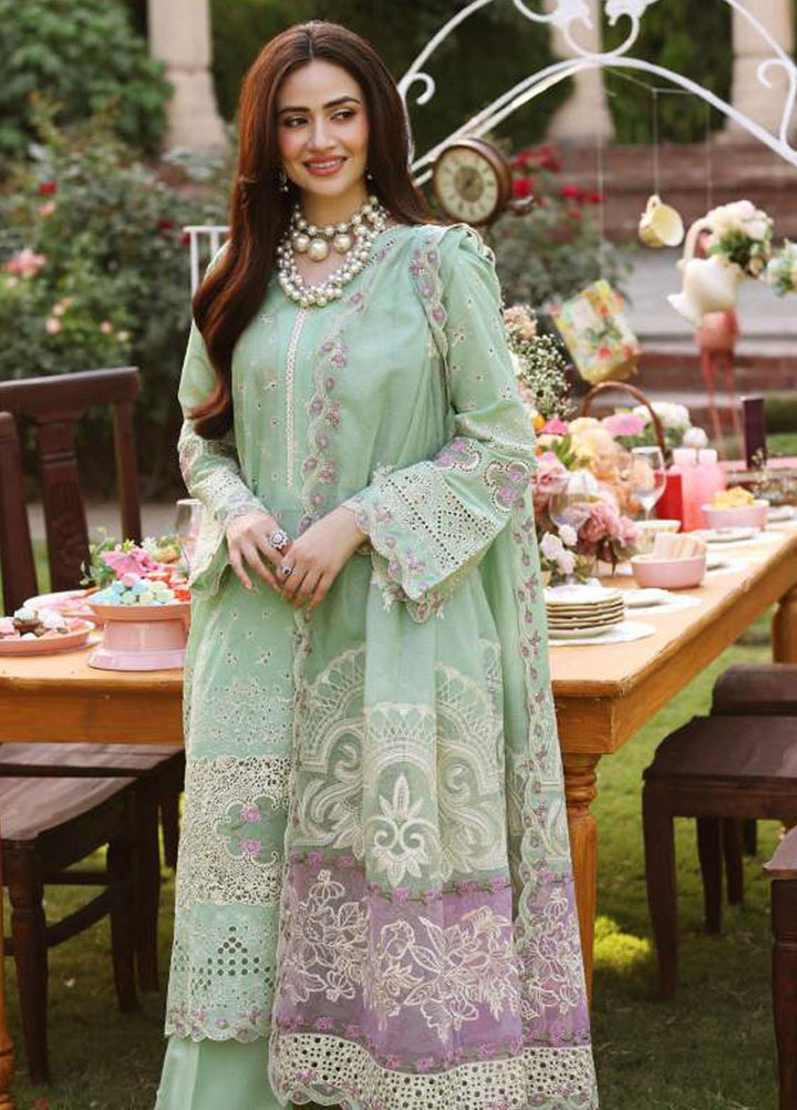 Elaf Embroidered Lawn Suits Unstitched 3 Piece EF23FCH ECF-05 - Festive Collection
