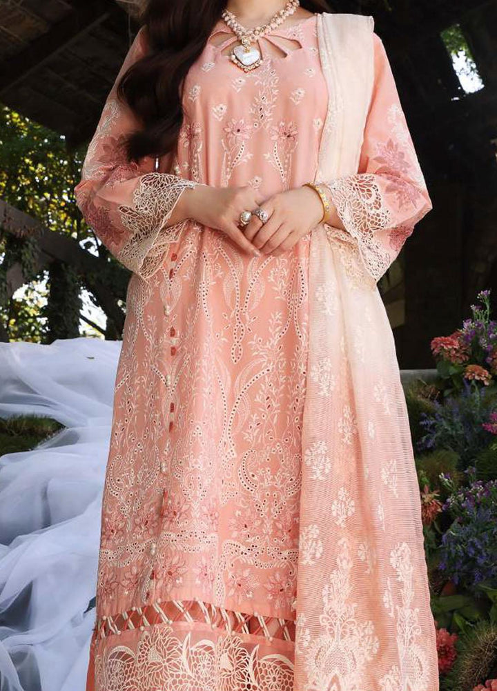 Elaf Embroidered Lawn Suits Unstitched 3 Piece EF23FCH ECF-06 - Festive Collection