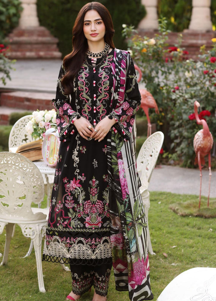 Elaf Embroidered Lawn Suits Unstitched 3 Piece EF23FCH ECF-08 - Festive Collection