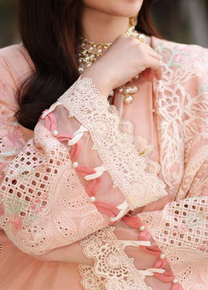 Elaf Embroidered Lawn Suits Unstitched 3 Piece EF23FCH ECF-09 - Festive Collection