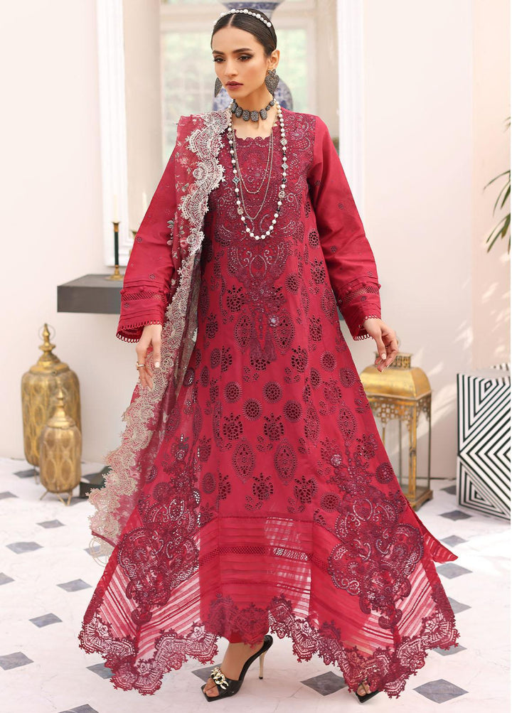 Elaf Embroidered Lawn Suits Unstitched 3 Piece EF23FC ELC-02B Prestige - Festive Collection