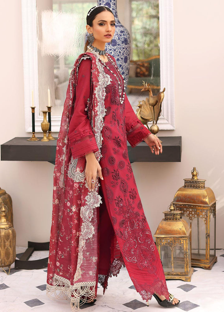 Elaf Embroidered Lawn Suits Unstitched 3 Piece EF23FC ELC-02B Prestige - Festive Collection