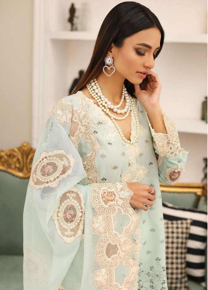 Elaf Embroidered Lawn Suits Unstitched 3 Piece EF23FC ELC-03B Day Dream - Festive Collection