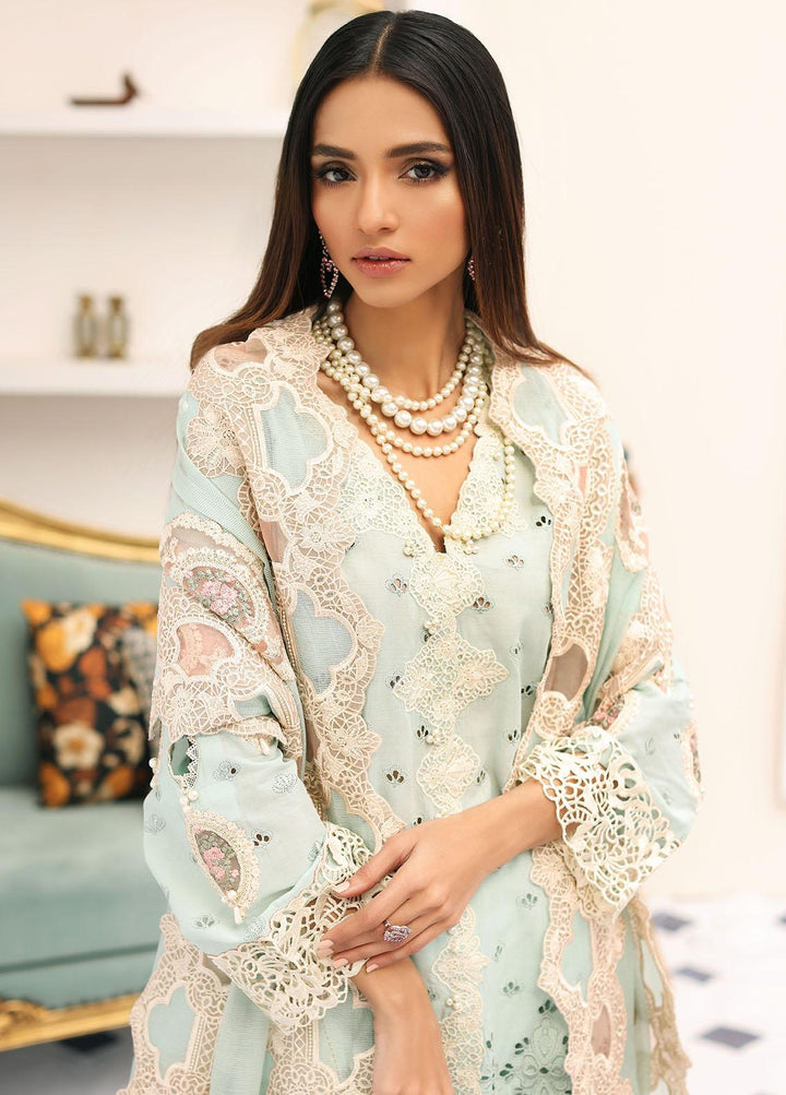 Elaf Embroidered Lawn Suits Unstitched 3 Piece EF23FC ELC-03B Day Dream - Festive Collection
