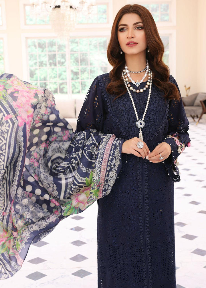 Elaf Embroidered Lawn Suits Unstitched 3 Piece EF23FC ELC-04 Mystique - Festive Collection