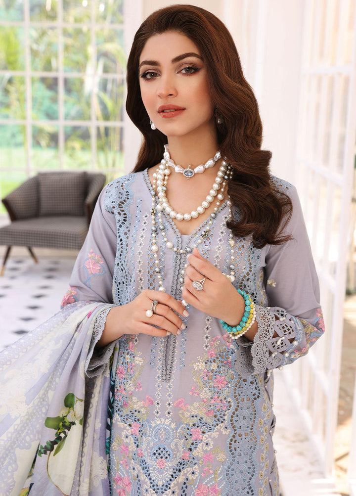 Elaf Embroidered Lawn Suits Unstitched 3 Piece EF23FC ELC-05 Serenade - Festive Collection