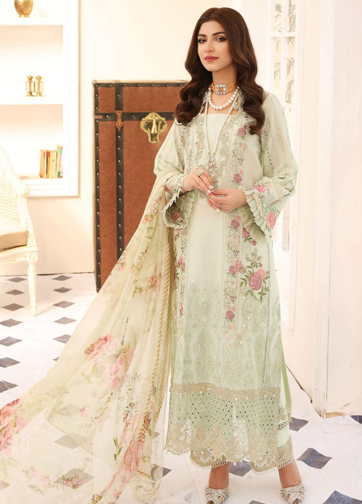 Elaf Embroidered Lawn Suits Unstitched 3 Piece EF23FC ELC-09 Hope - Festive Collection