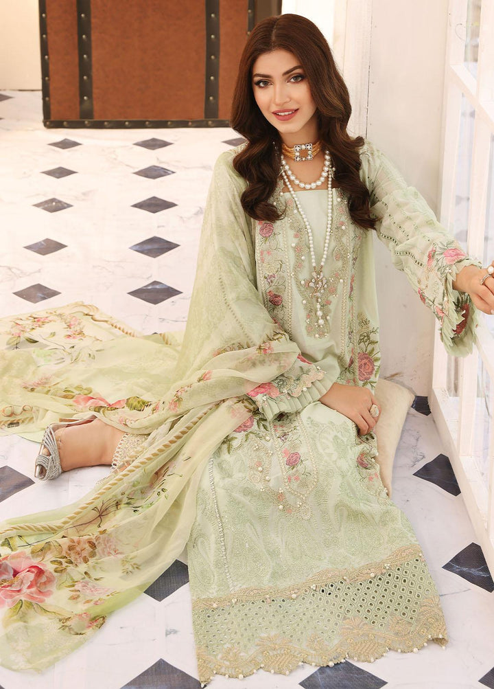 Elaf Embroidered Lawn Suits Unstitched 3 Piece EF23FC ELC-09 Hope - Festive Collection