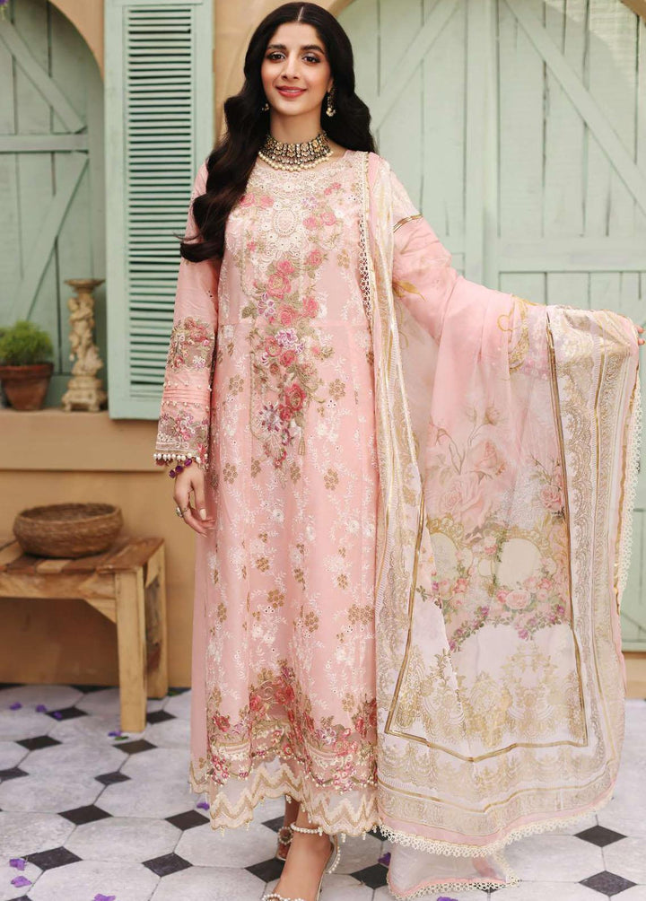 Elaf Embroidered Lawn Suits Unstitched 3 Piece EL22FL ELF-04 Jardin - Festive Collection