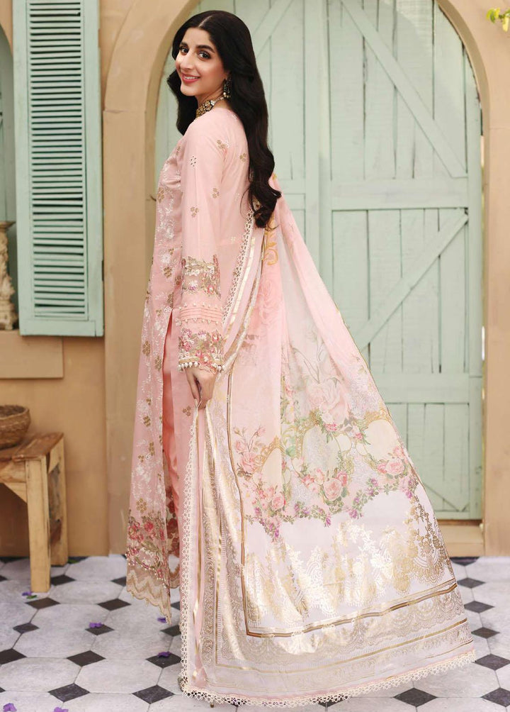 Elaf Embroidered Lawn Suits Unstitched 3 Piece EL22FL ELF-04 Jardin - Festive Collection