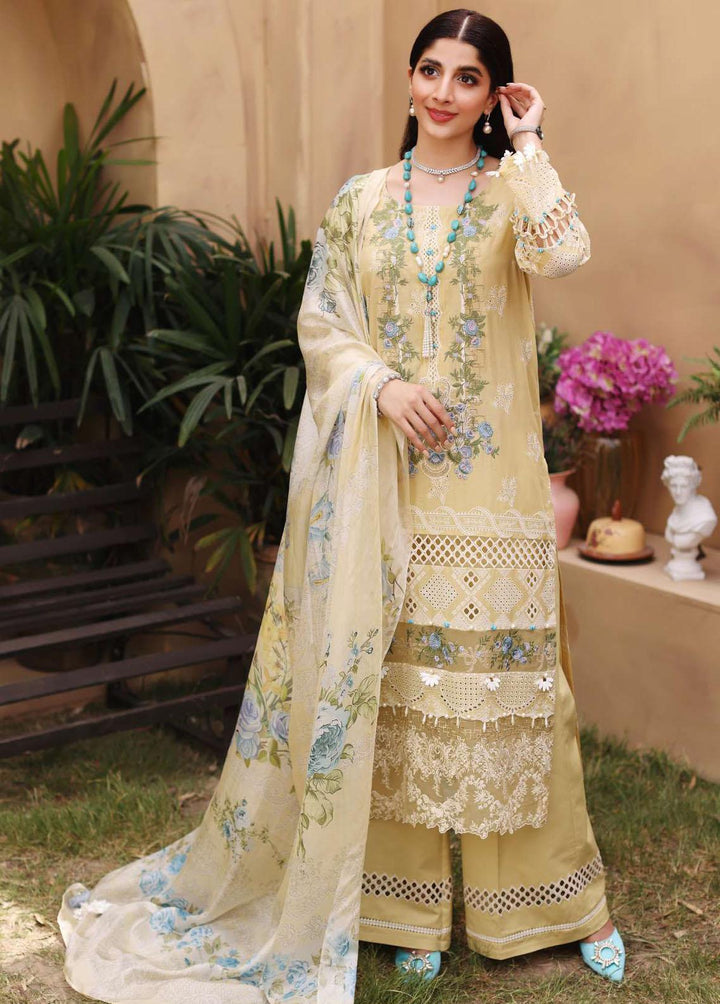 Elaf Embroidered Lawn Suits Unstitched 3 Piece EL22FL ELF-05 Sundance - Festive Collection