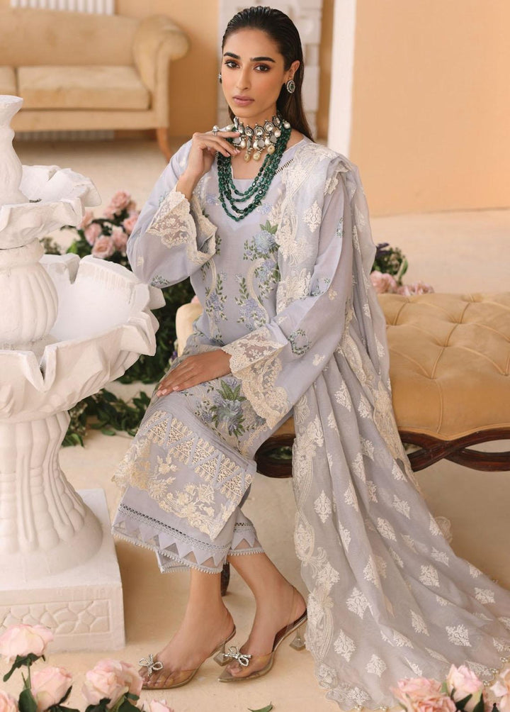 Elaf Pret Embroidered Lawn 3 Piece Suit EF23RW ELP-05B Luxuria