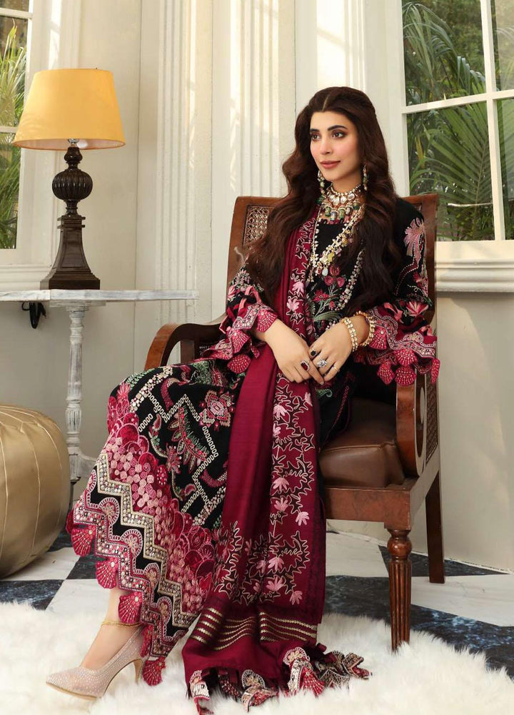Elaf Embroidered Slub Khaddar Suits Unstitched 3 Piece EL21LW EWC-02B Zenith - Winter Collection