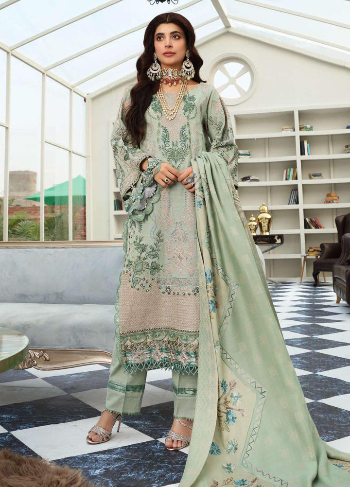 Elaf Embroidered Slub Khaddar Suits Unstitched 3 Piece EL21LW EWC-04 Tranquil - Winter Collection