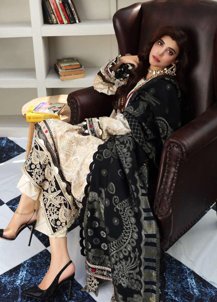 Elaf Embroidered Slub Khaddar Suits Unstitched 3 Piece EL21LW EWC-06 Victoria - Winter Collection
