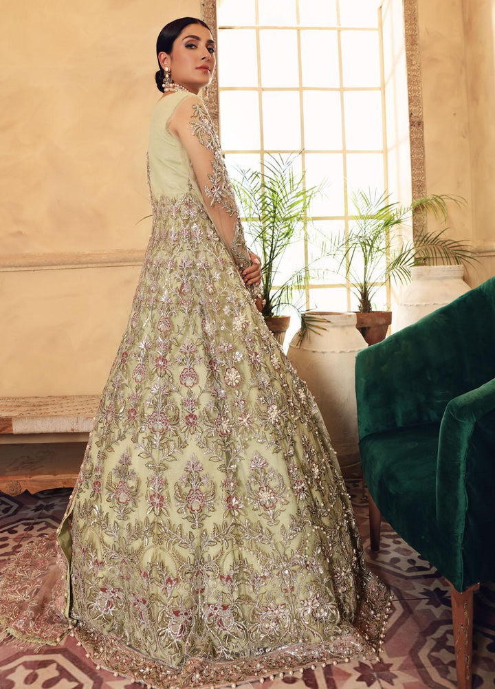 Elaf Embroidered Net Suits Unstitched 3 Piece EL21PB EBC-01 Gimblet - Luxury Bridal Collection